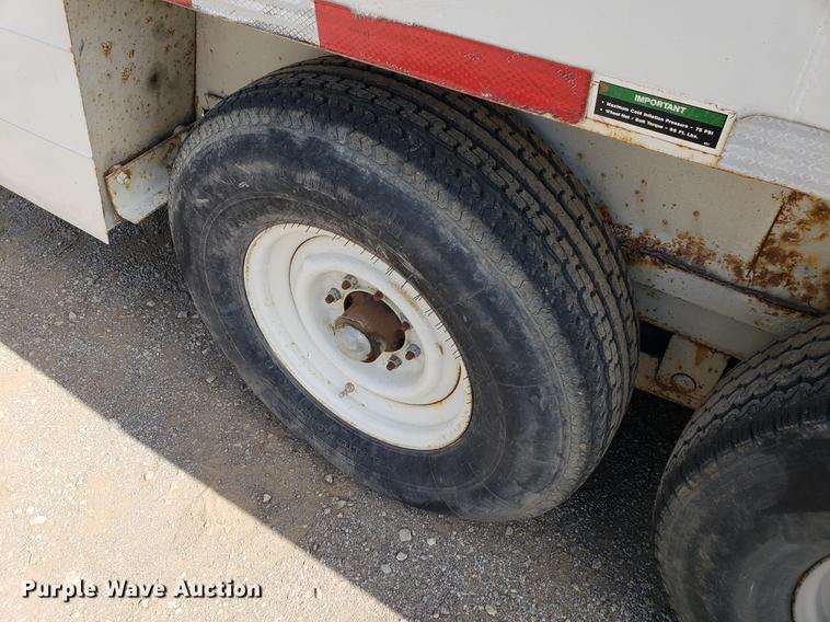image for item DF2456 1991 Charles Machine Works TP14J equipment trailer