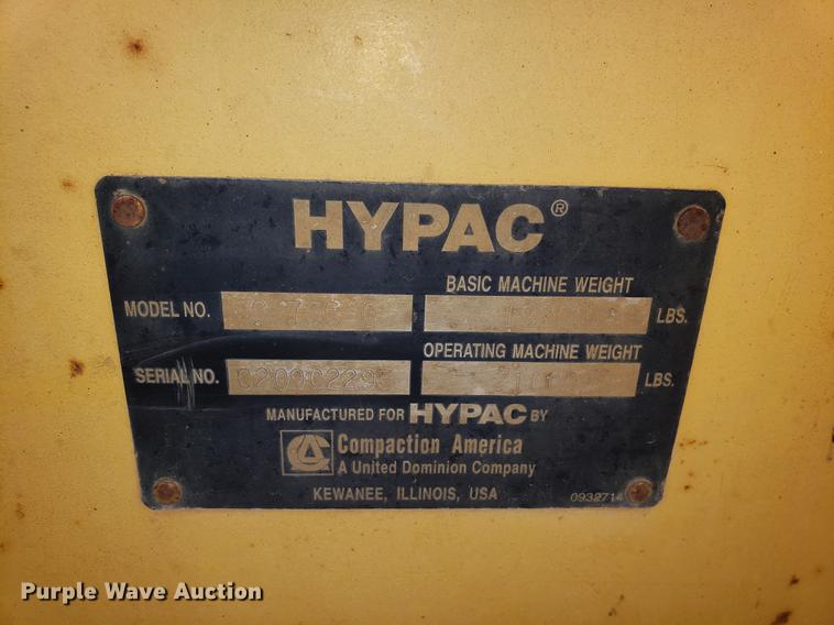 image for item DF2464 Hypac C766C double drum vibratory roller