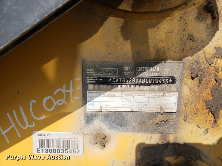 image for item DF2465 2004 Caterpillar 420D IT backhoe