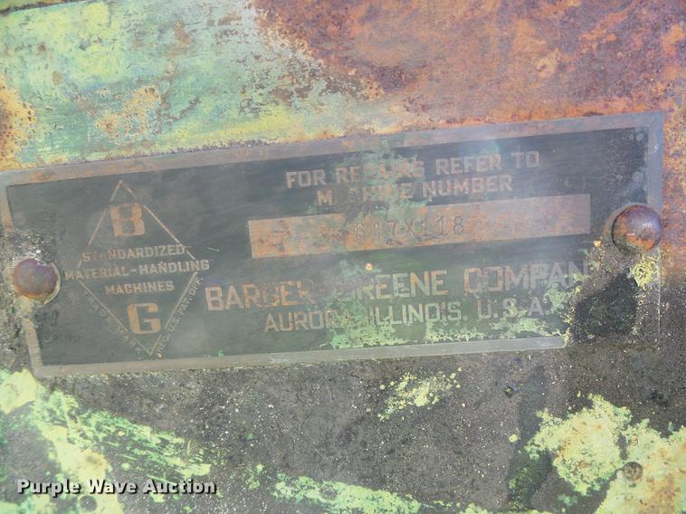 image for item DF2750 1958 Barber Green 847X118 pugmill