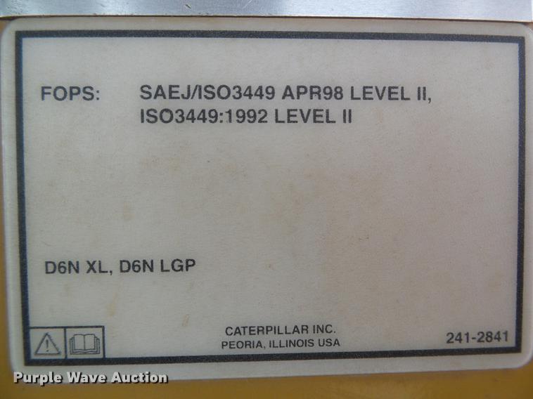 image for item DF2772 2005 Caterpillar D6N LGP dozer