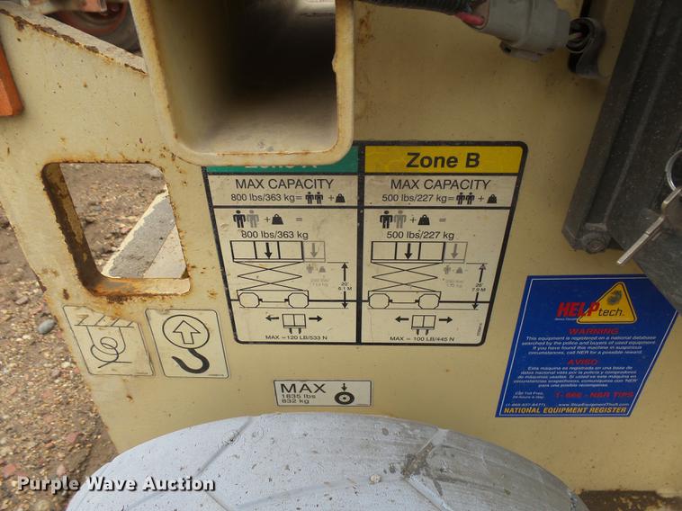 image for item DX9130 2005 JLG 2630ES scissor lift