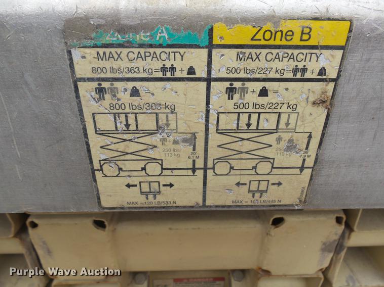 image for item DX9130 2005 JLG 2630ES scissor lift