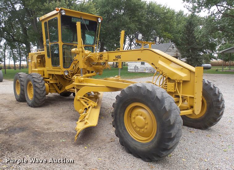 image for item DX9136 1983 Caterpillar 140G motor grader