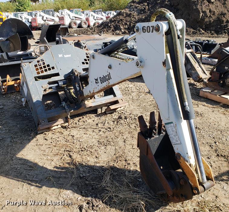 image for item EF9900 Bobcat 607 skid steer backhoe attachment