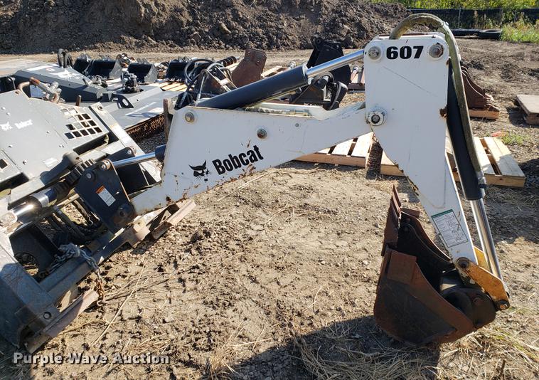 image for item EF9900 Bobcat 607 skid steer backhoe attachment