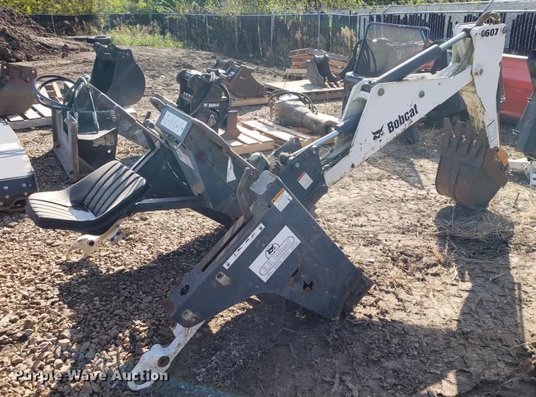 image for item EF9900 Bobcat 607 skid steer backhoe attachment