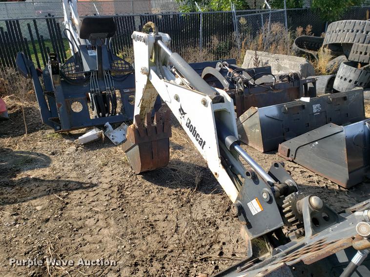 image for item EF9900 Bobcat 607 skid steer backhoe attachment