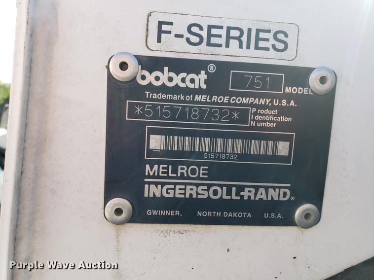 image for item EF9915 1999 Bobcat 751 skid steer