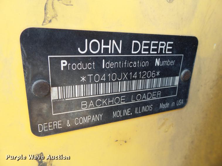 image for item EI9661 2007 John Deere 410J backhoe
