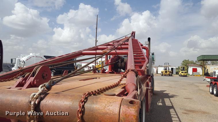 image for item EI9663 2004 Mack RD690SX flatbed winch truck