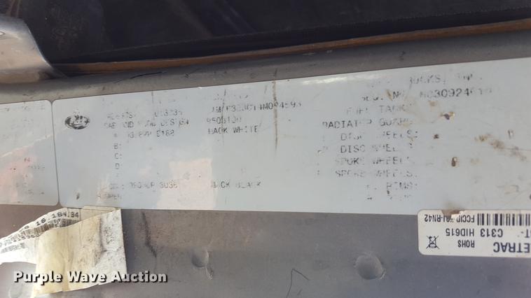 image for item EI9663 2004 Mack RD690SX flatbed winch truck