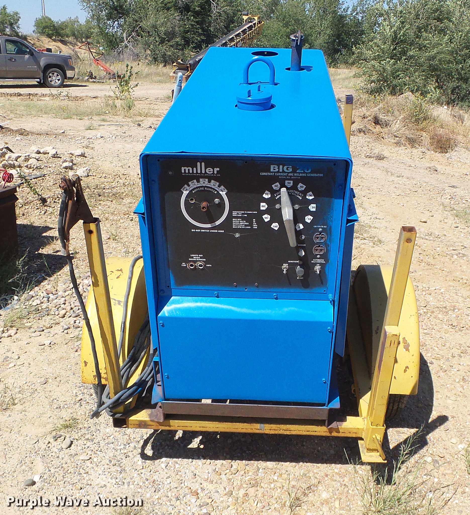 Miller Big 20 welder generator in Dodge City, KS Item DD5907 sold
