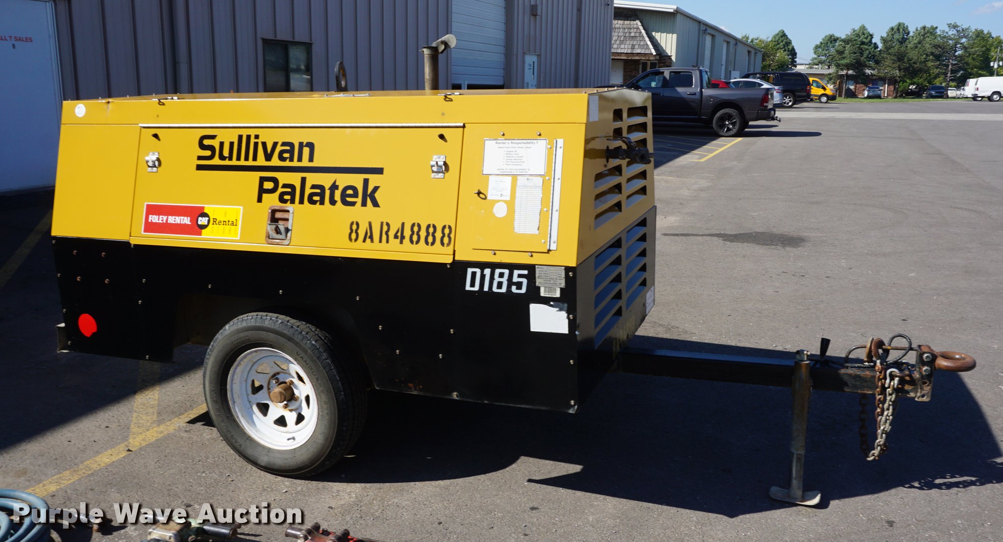 2008 Sullivan Palatek D185 air compressor in Olathe, KS | Item DD6554 ...