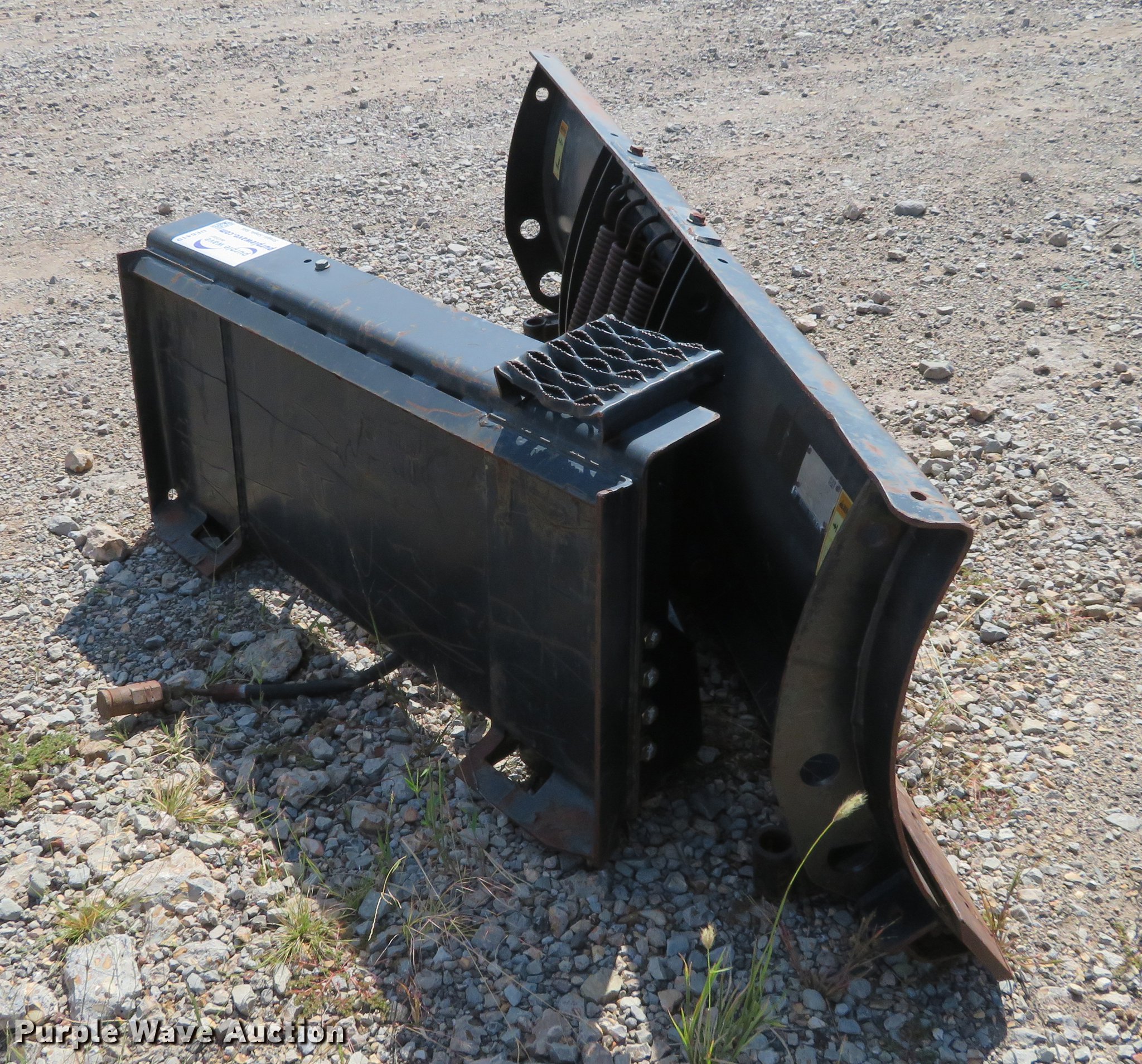 Skid steer snow plow in Orlando, OK Item DE6415 sold Purple Wave