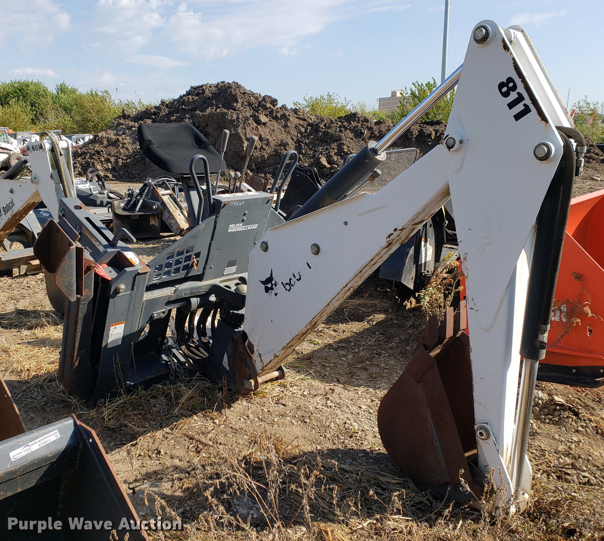 Bobcat 811 skid steer backhoe attachment in Olathe, KS Item EF9899