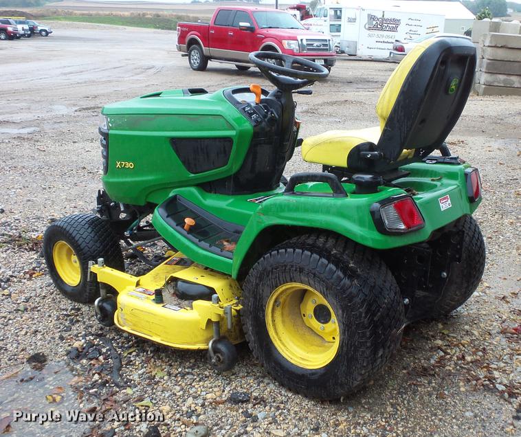 image for item DX9507 John Deere X730 riding lawn mower