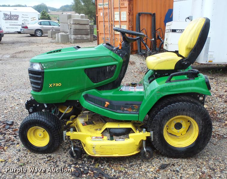 image for item DX9507 John Deere X730 riding lawn mower