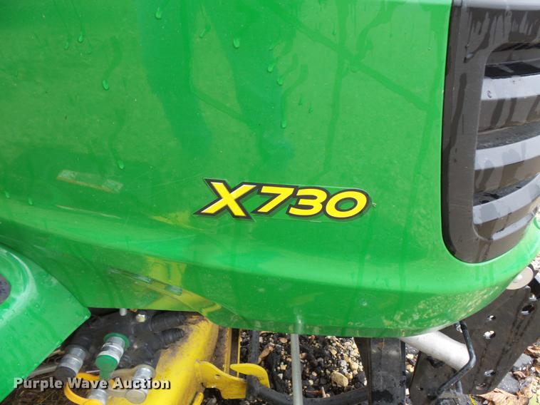 image for item DX9507 John Deere X730 riding lawn mower