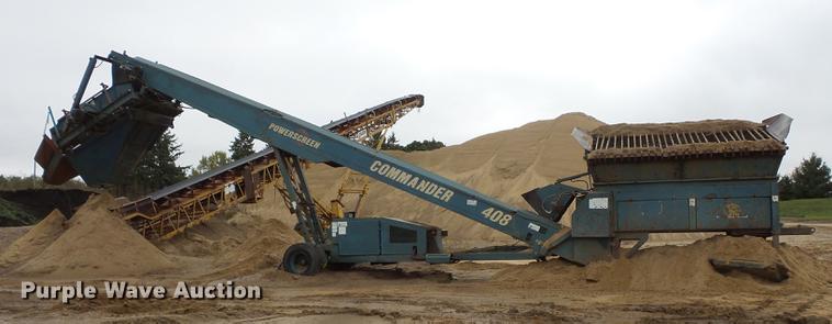 image for item FT9996 Powerscreen Commander 408 screening plant