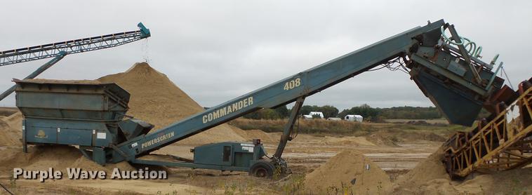 image for item FT9996 Powerscreen Commander 408 screening plant