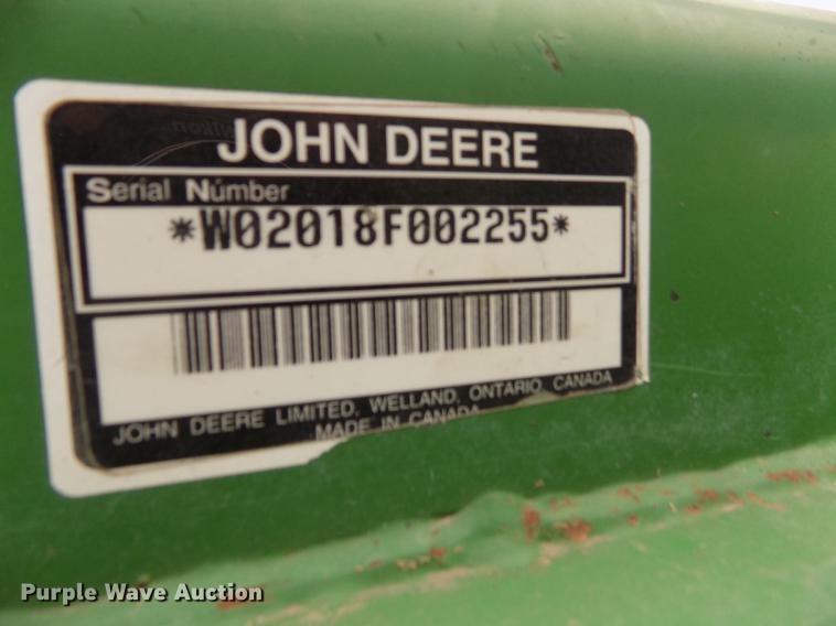 image for item DB9088 John Deere 2018 batwing rotary mower