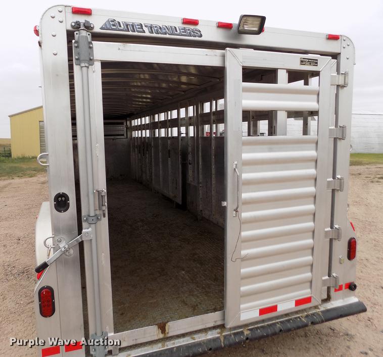 image for item DB9094 2012 Elite livestock trailer