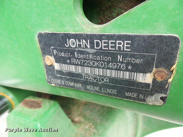 image for item DE5274 2010 John Deere 7230 Premium MFWD tractor