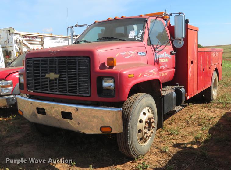 image for item DE6452 1996 Chevrolet Kodiak utility truck