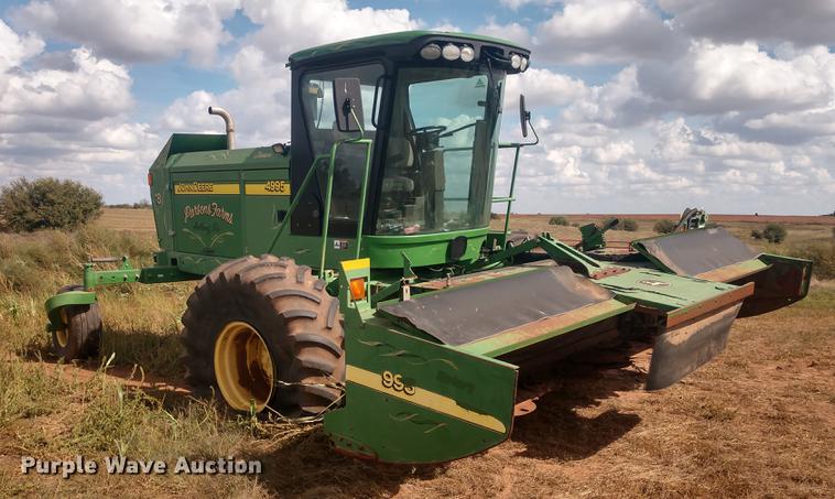 image for item DE6472 2009 John Deere 4995 windrower