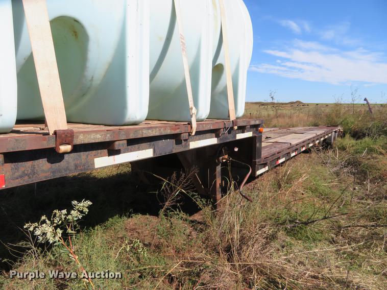 image for item DE6530 1999 Neville Built drop deck equipment trailer