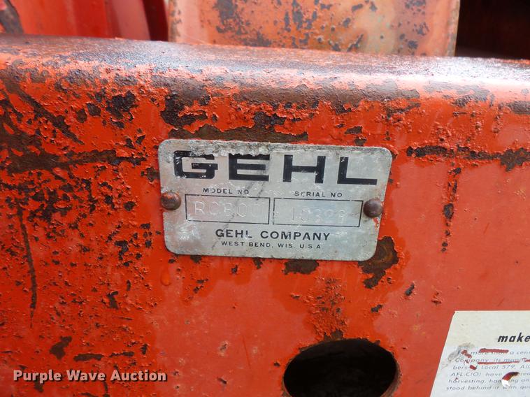 image for item FT9976 Gehl 800 silage blower