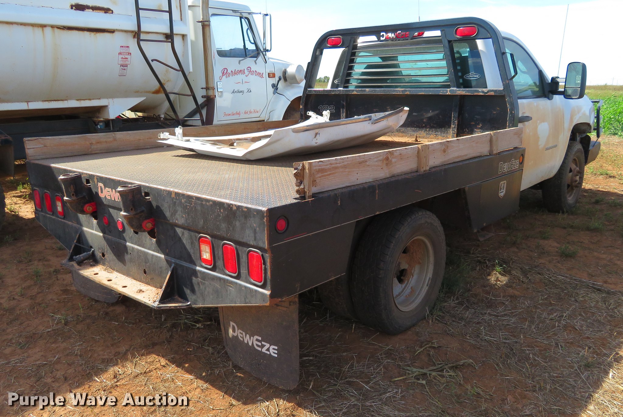 2009 Chevrolet Silverado bale bed pickup truck in Anthony, KS Item