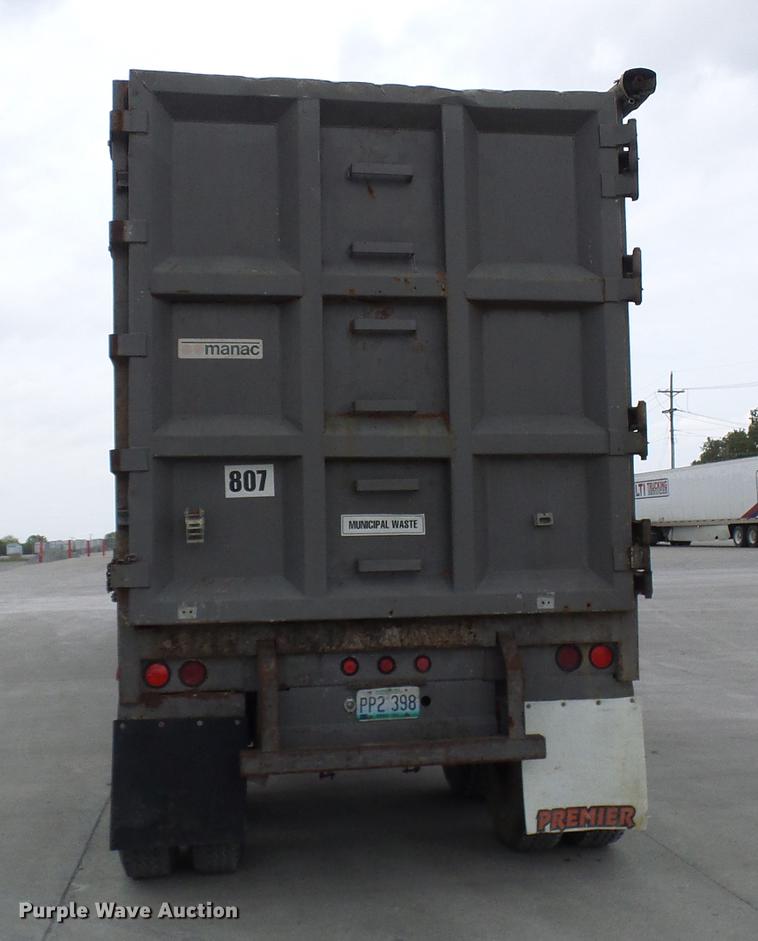 image for item DE5273 2005 Manac 32645000 live bottom trailer