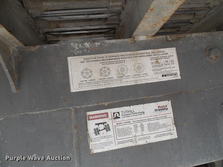 image for item DE5273 2005 Manac 32645000 live bottom trailer