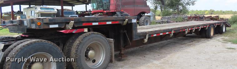 image for item DF1265 1991 Fontaine drop deck equipment trailer