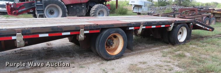 image for item DF1265 1991 Fontaine drop deck equipment trailer