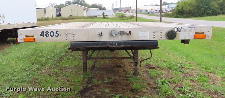image for item EI9987 1998 Transcraft Eagle flatbed trailer