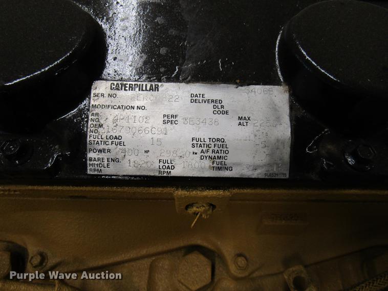 image for item FI9513 Caterpillar 3406B 14.6L six cylinder diesel engine