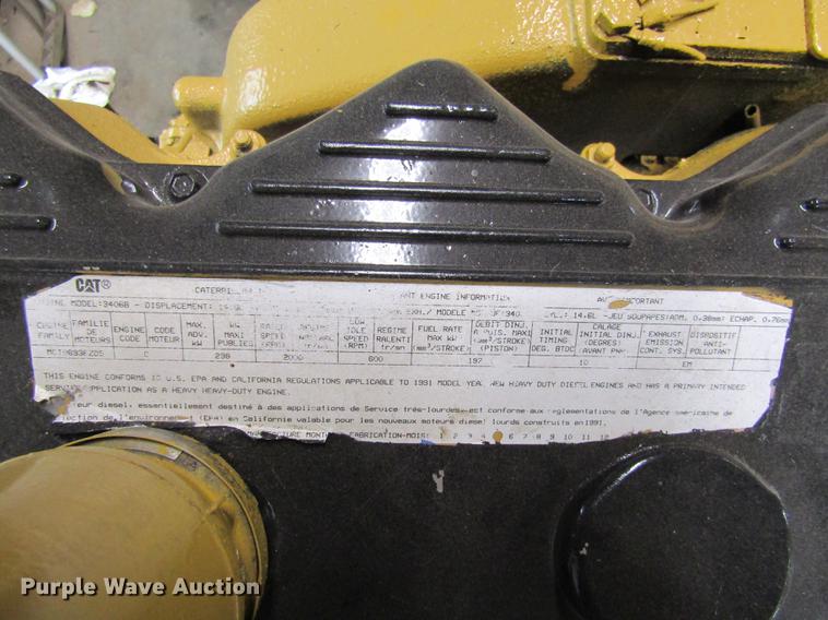 image for item FI9513 Caterpillar 3406B 14.6L six cylinder diesel engine