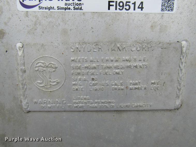 image for item FI9514 (2) Snyder Tank Corp fuel tanks