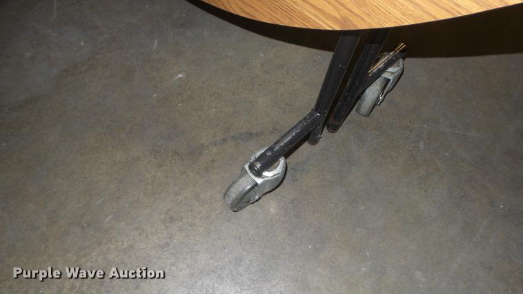 image for item AM9033 (2) Midwest folding round tables