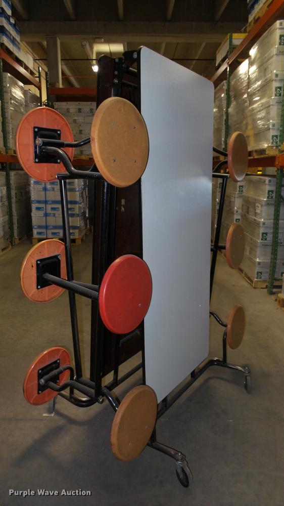 image for item AM9037 (3) folding lunch tables