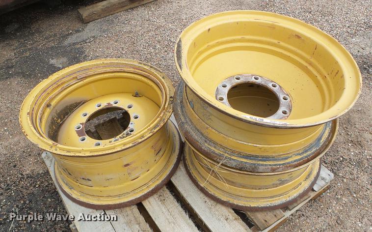 image for item BU9746 (4) motor grader wheels