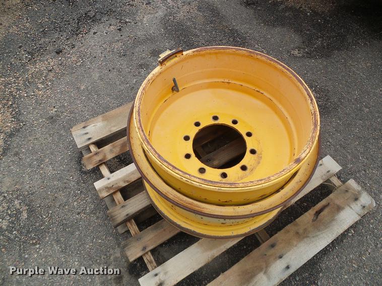 image for item BU9746 (4) motor grader wheels