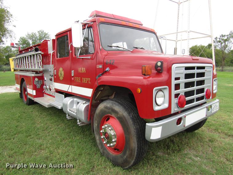 image for item DC0073 1984 International S1900 fire truck