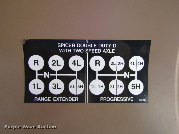 image for item DC0073 1984 International S1900 fire truck