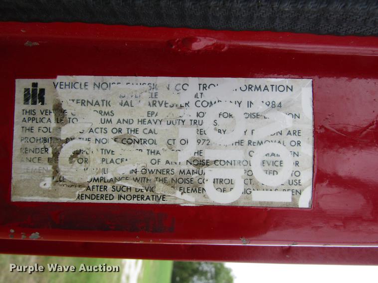 image for item DC0073 1984 International S1900 fire truck