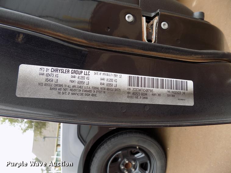 image for item DD3479 2012 Dodge Charger Police