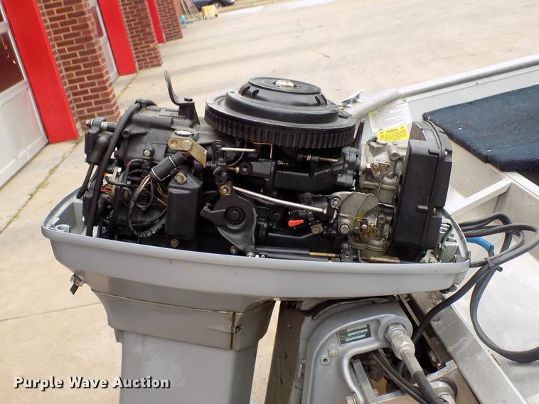 image for item DD3480 Lowe 160V boat and trailer